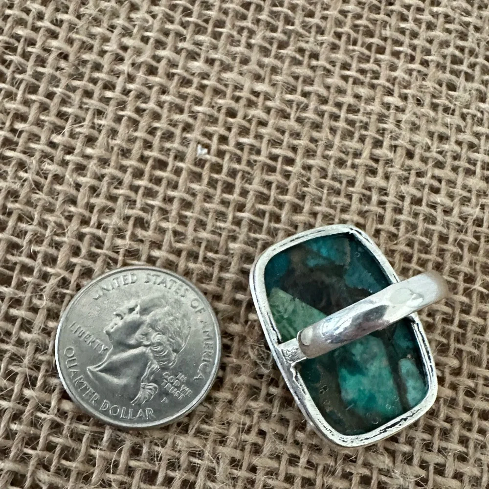 Turquoise Composite Stone Ring